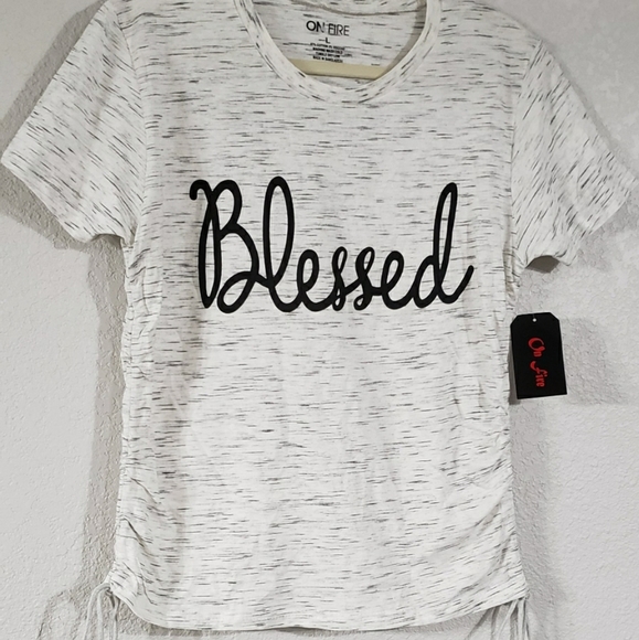 On Fire Tops - Large women top round neck
